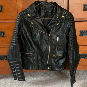 NWOT FAUX Leather Moto/Biker Jacket